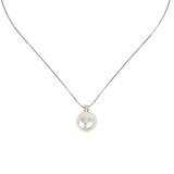 Pearl and cubic zirconia necklace Pearl - White - Sodini Bijoux