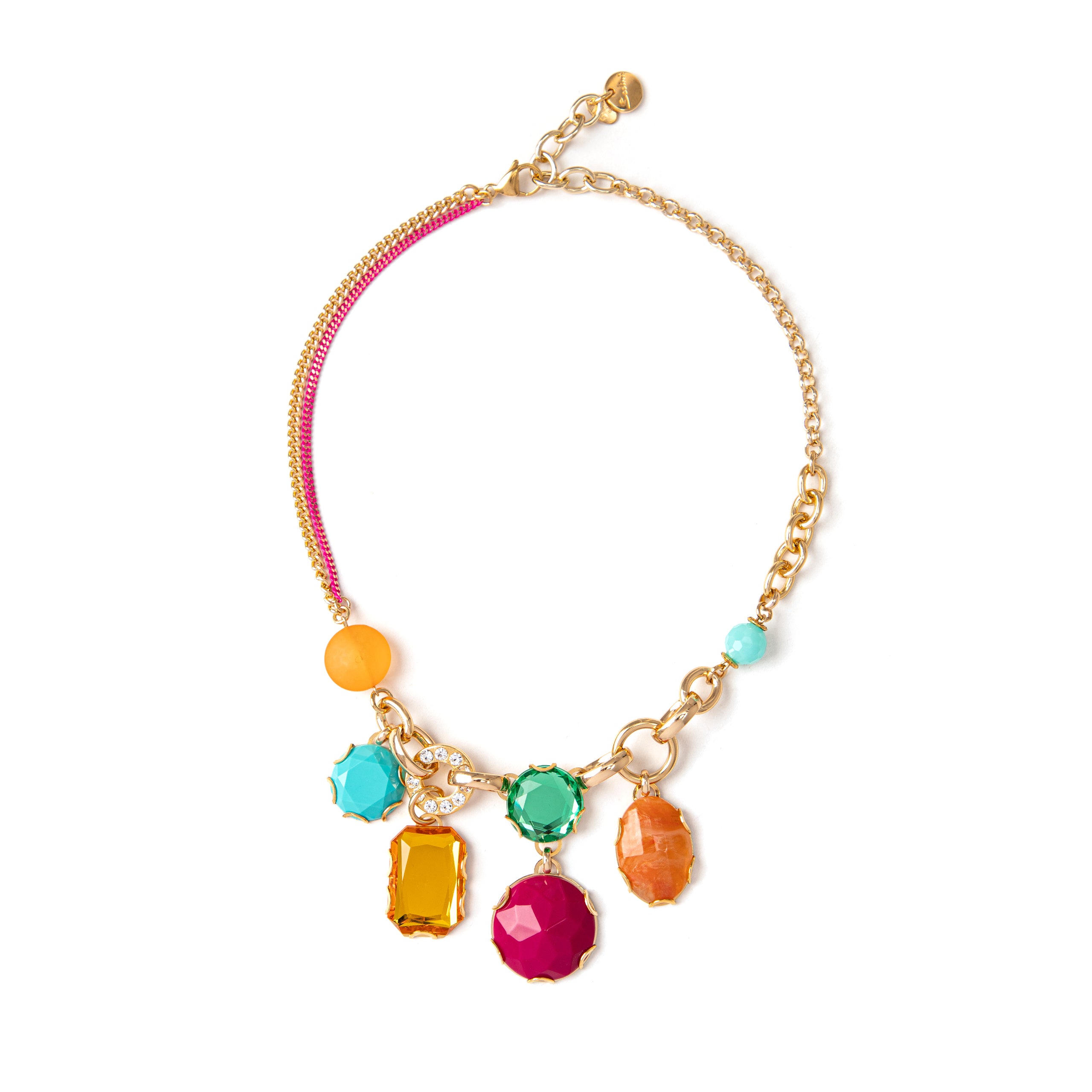 Girocollo catena e pendenti Sunrise - Multicolor - Sodini Bijoux