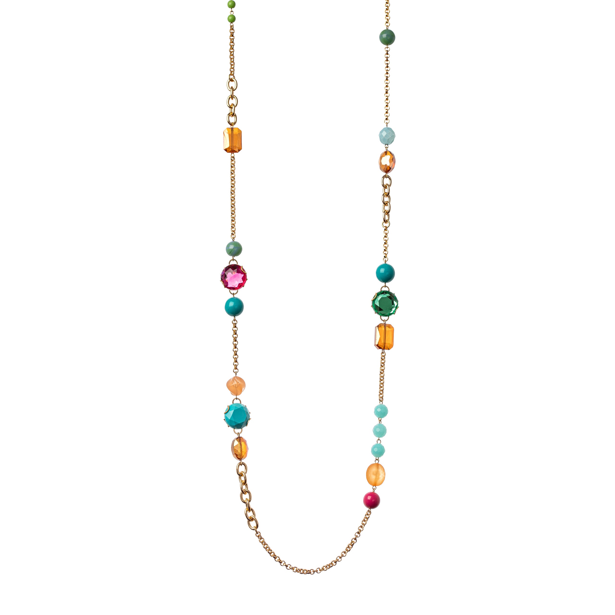 Collana lunga Sunrise - Multicolor - Sodini Bijoux