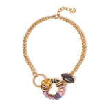 Groumette and garland necklace Hermitage - Multicoloured - Sodini Bijoux