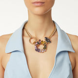 Groumette and garland necklace Hermitage - Multicoloured - Sodini Bijoux