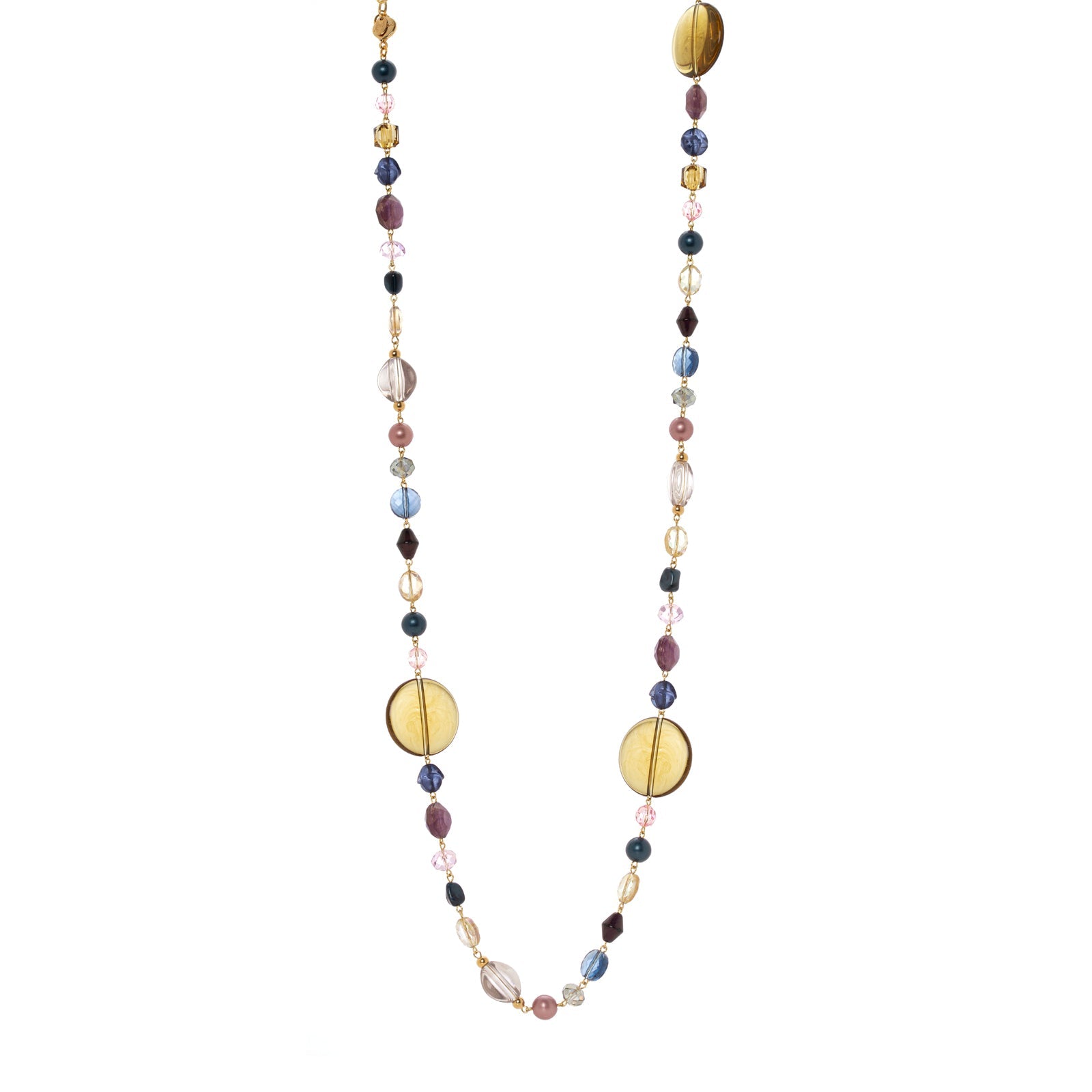 Long necklace Hermitage - Multicoloured - Sodini Bijoux