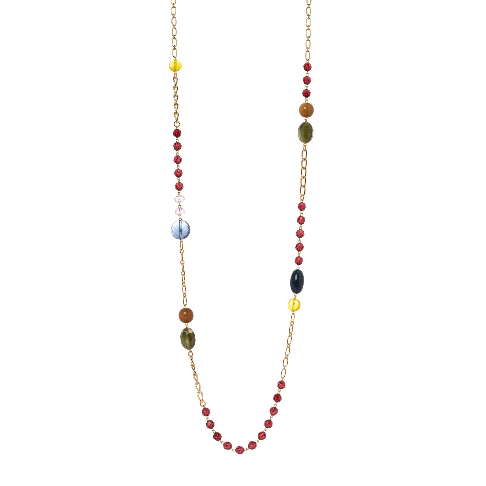 Collana lunga perline e bonbon Hermitage - Multicolor - Sodini Bijoux