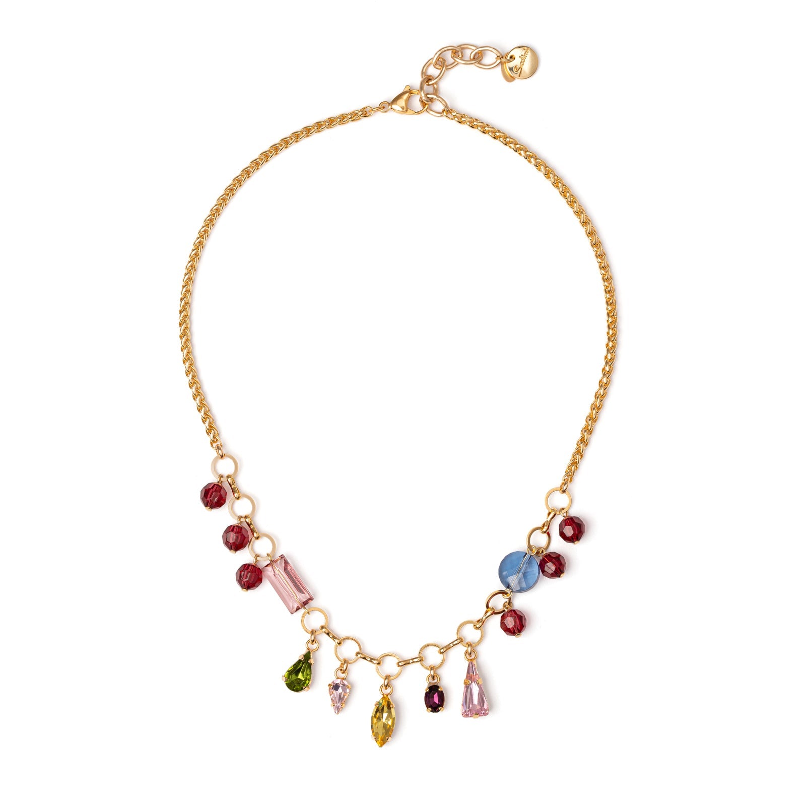 Short necklace with little pendants Hermitage - Multicoloured - Sodini Bijoux