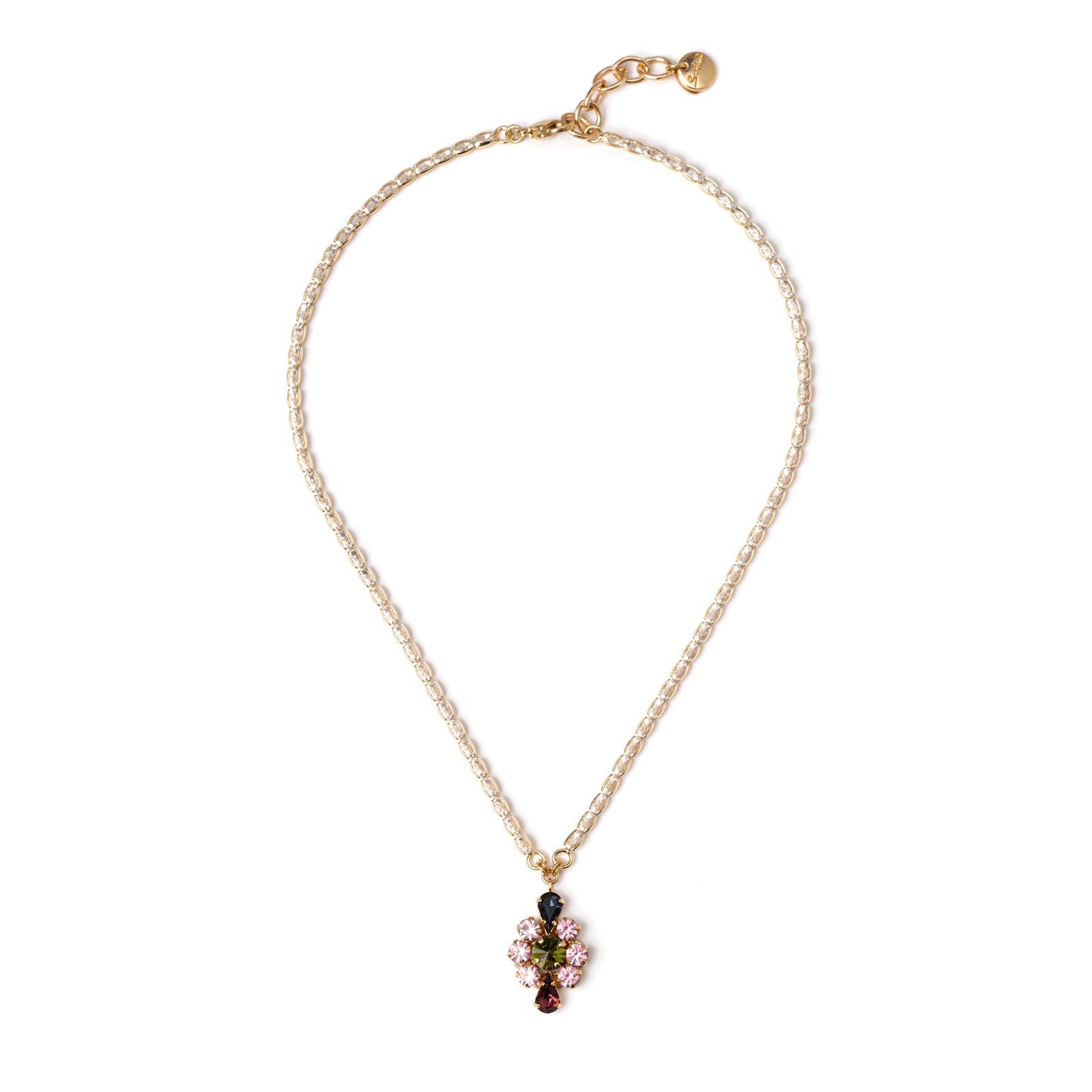 Collana con fiore Hermitage - Multicolor - Sodini Bijoux