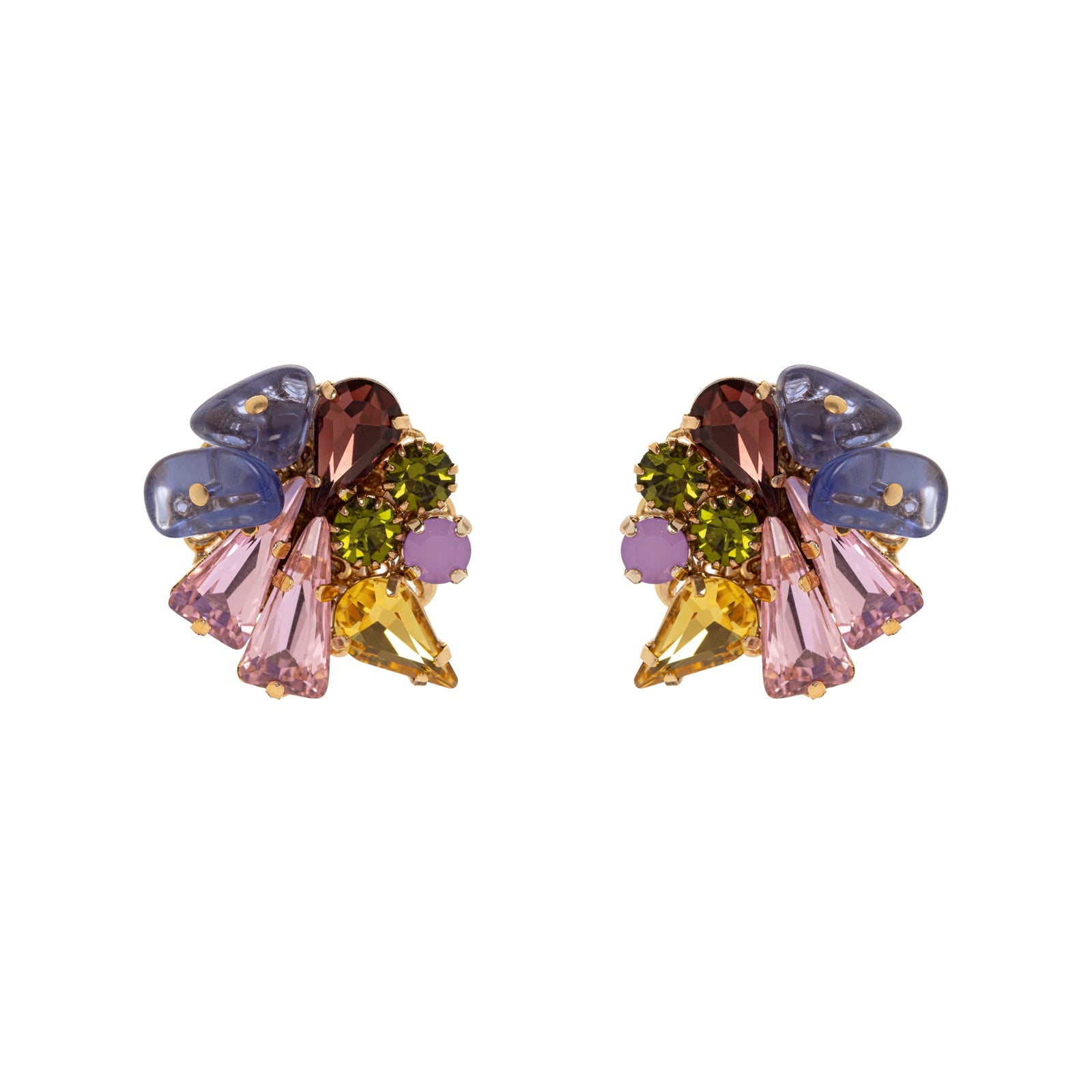 Fantasy earrings Hermitage - Multicoloured - Sodini Bijoux