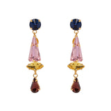 Four elements earrings Hermitage - Multicoloured - Sodini Bijoux