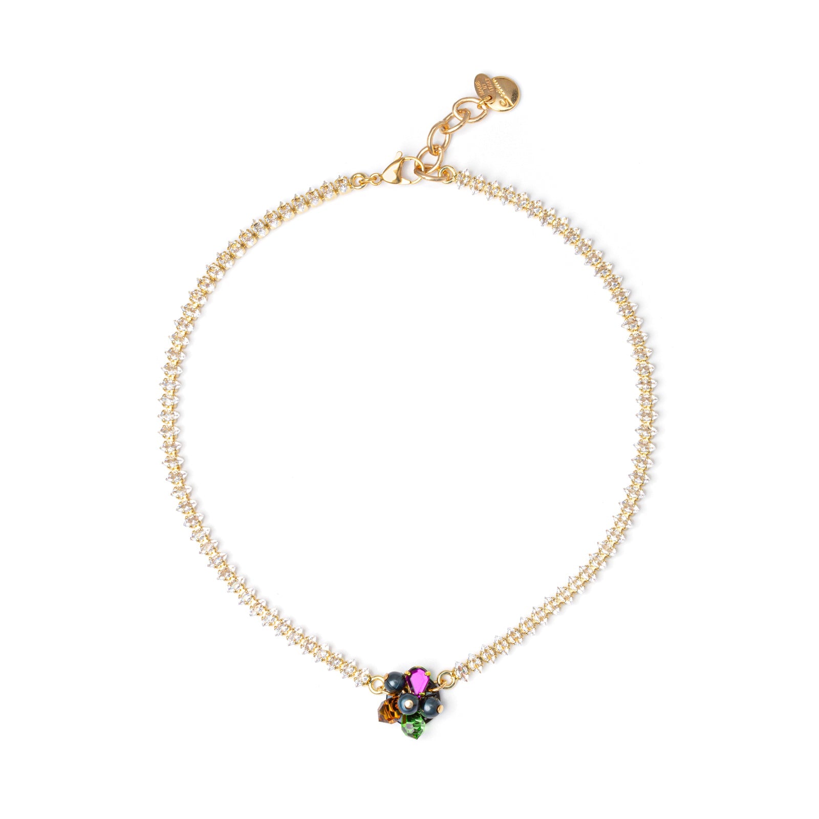 Girocollo navette e charm Colleen - Multicolor - Sodini Bijoux