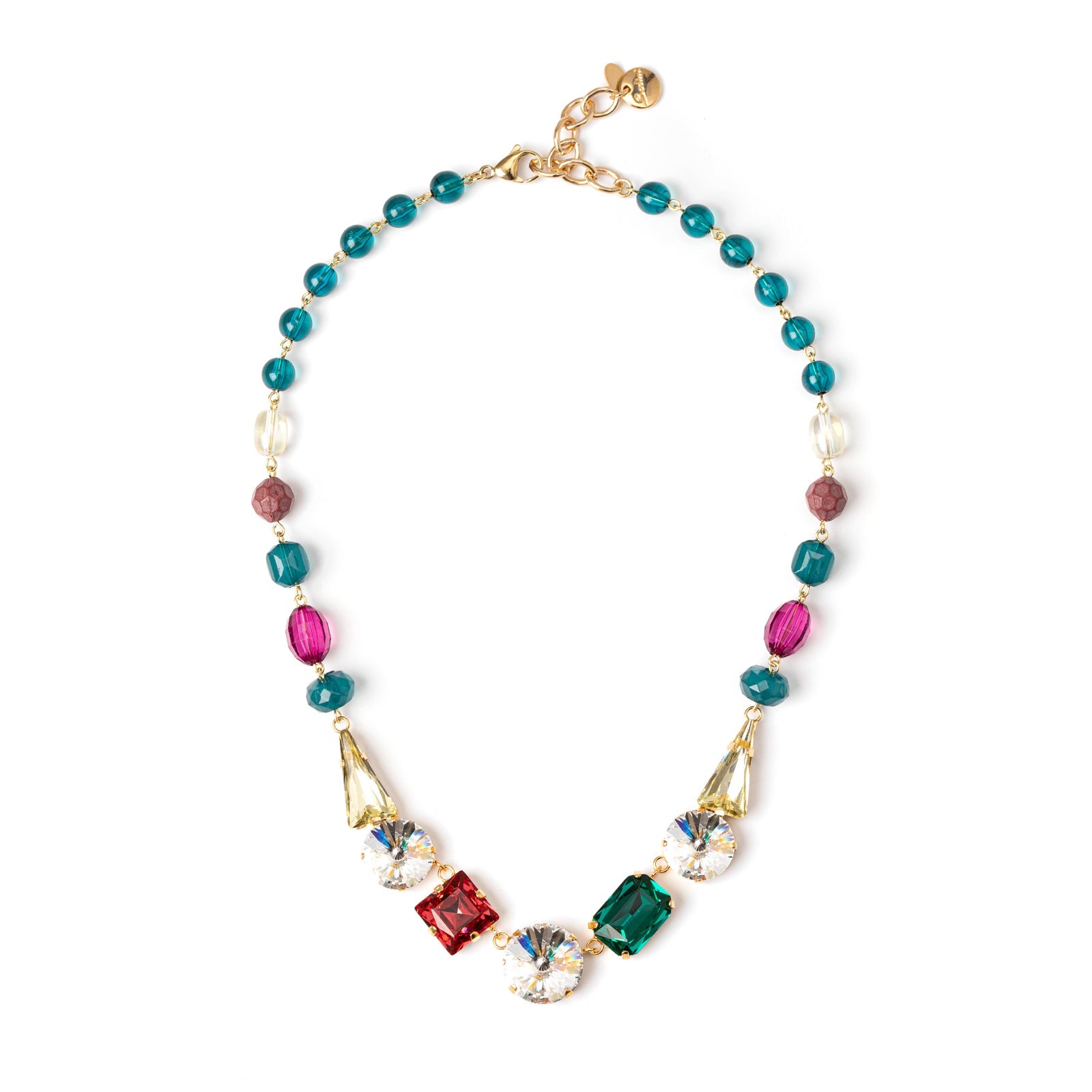 Collana boule ed elementi geometrici Evelin - Multicolor - Sodini Bijoux