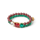 Bracciale elastico a due fili Evelin - Multicolor - Sodini Bijoux