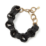 Bracciale in pelle Masai - Nero - Sodini Bijoux