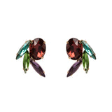 Orecchini a quattro cristalli Fly - Multicolor - Sodini Bijoux