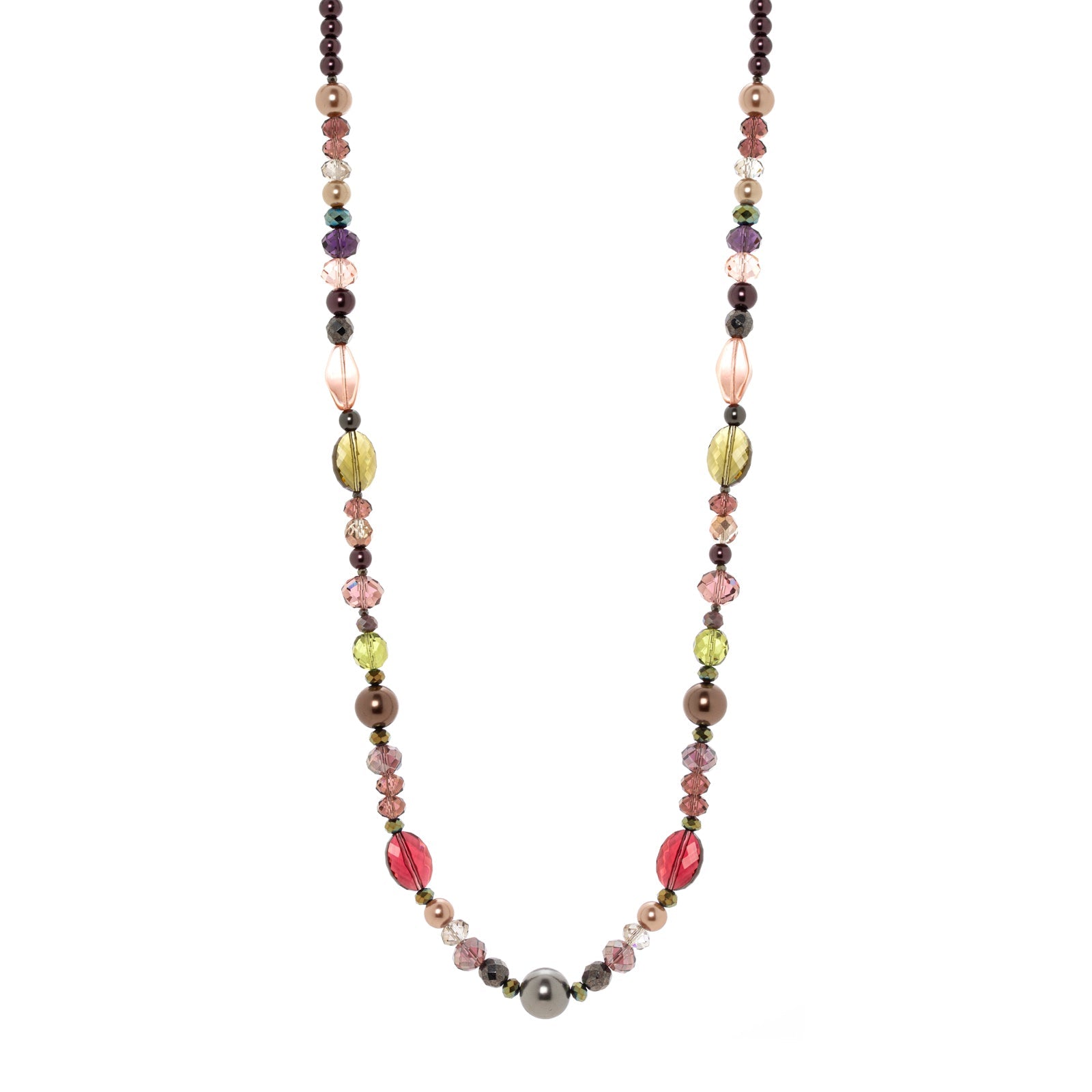 Collana perline, bonbon e boule Madame - Multicolor - Sodini Bijoux