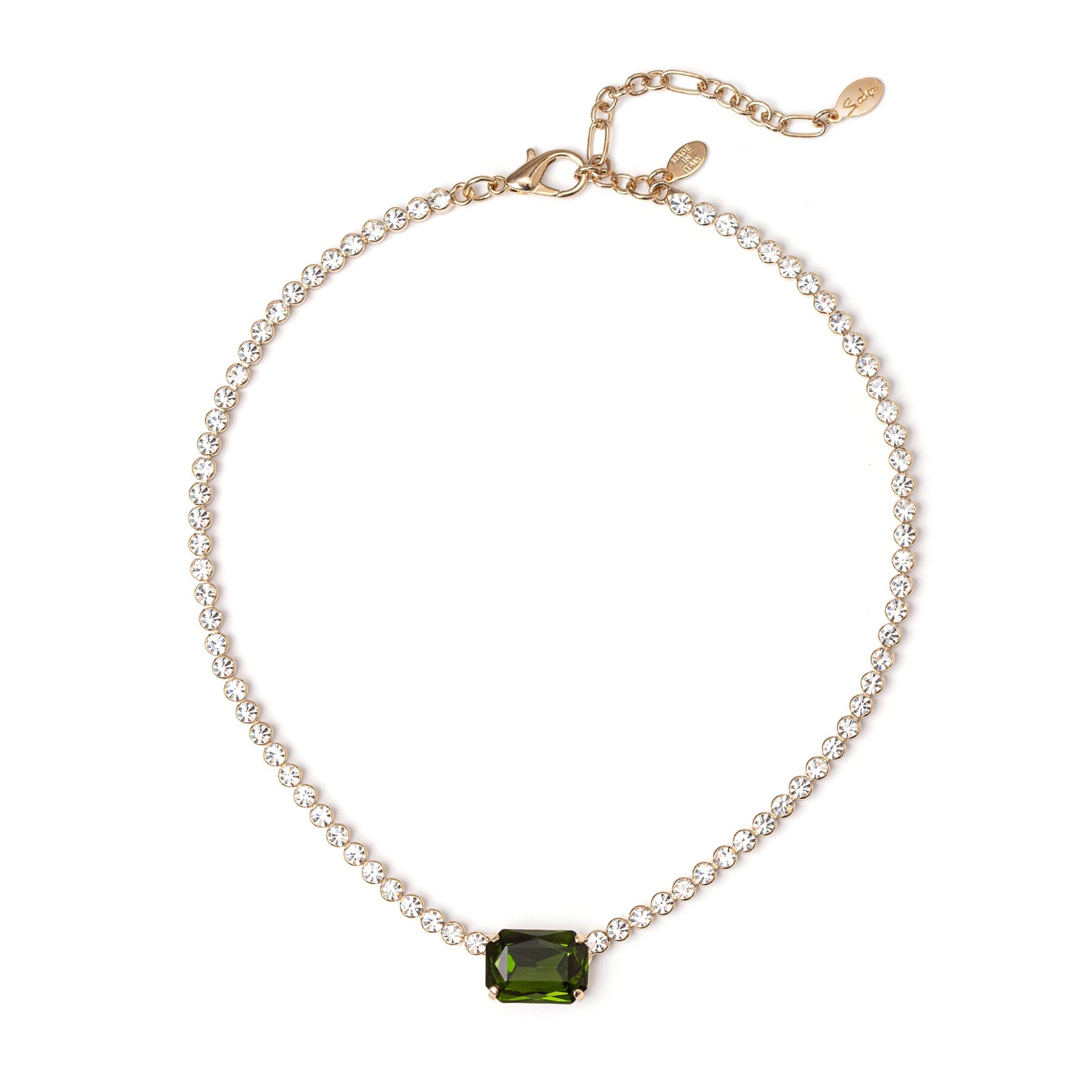 Girocollo di strass Madame - Verde - Sodini Bijoux