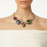 Necklace with five crystals La reve - Multicoloured - Sodini Bijoux