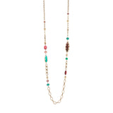 Long necklace La reve - Multicoloured - Sodini Bijoux