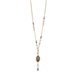 Y shaped necklace La reve - Multicoloured - Sodini Bijoux