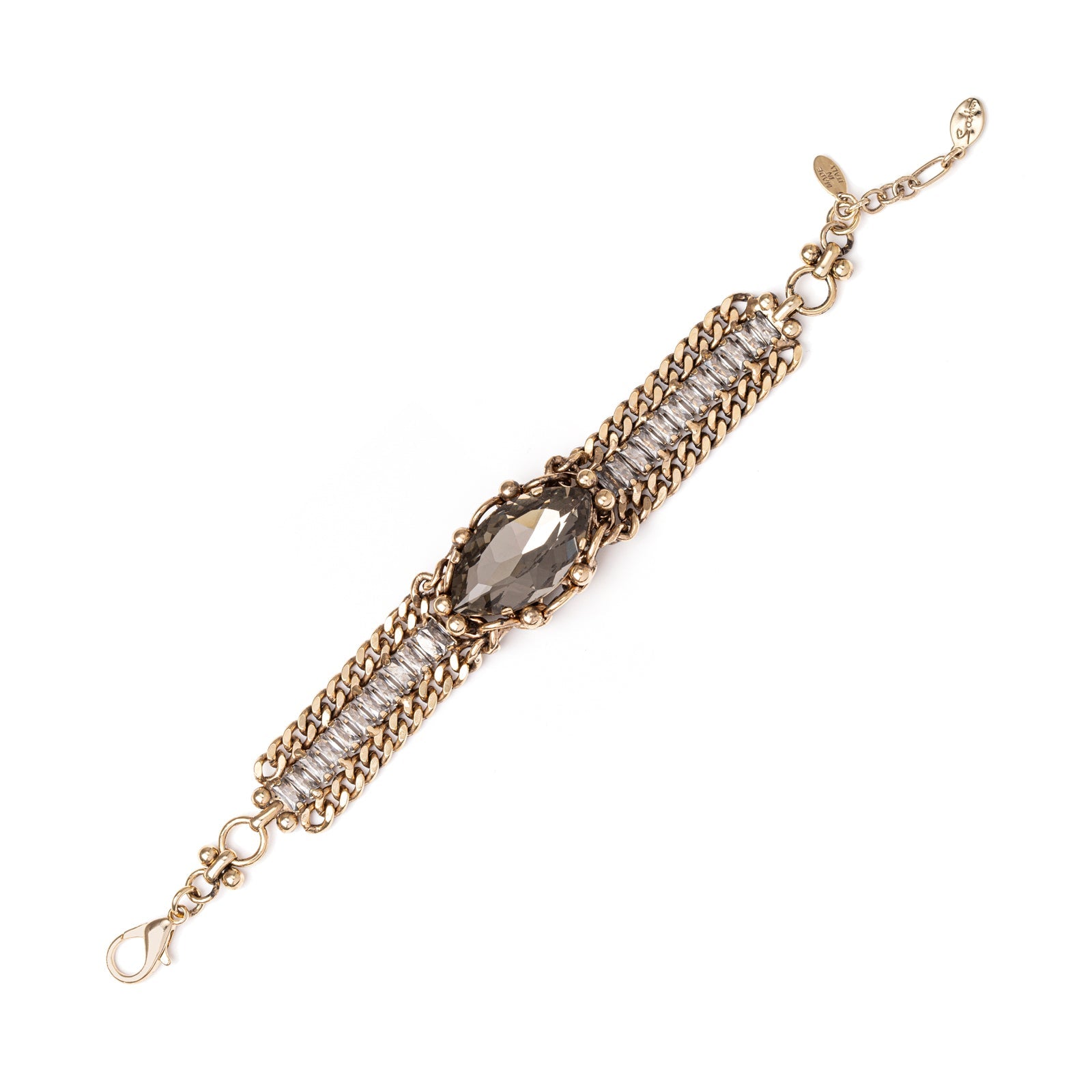 Bracelet with three joined threads La reve - Grey - Sodini Bijoux