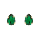 Little drop-shaped earrings La reve - Green - Sodini Bijoux