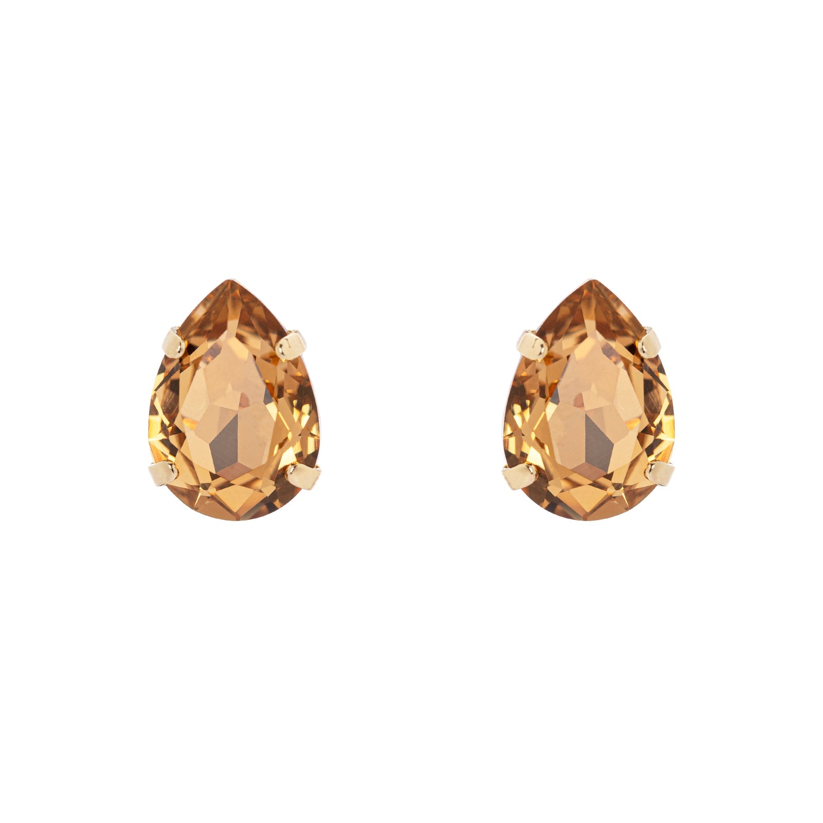 Little drop-shaped earrings La reve - Yellow - Sodini Bijoux