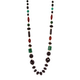 Collana lunga boule e cilindretti Capua - Multicolor - Sodini Bijoux