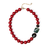 Girocollo boule maestose Capua - Rosso - Sodini Bijoux