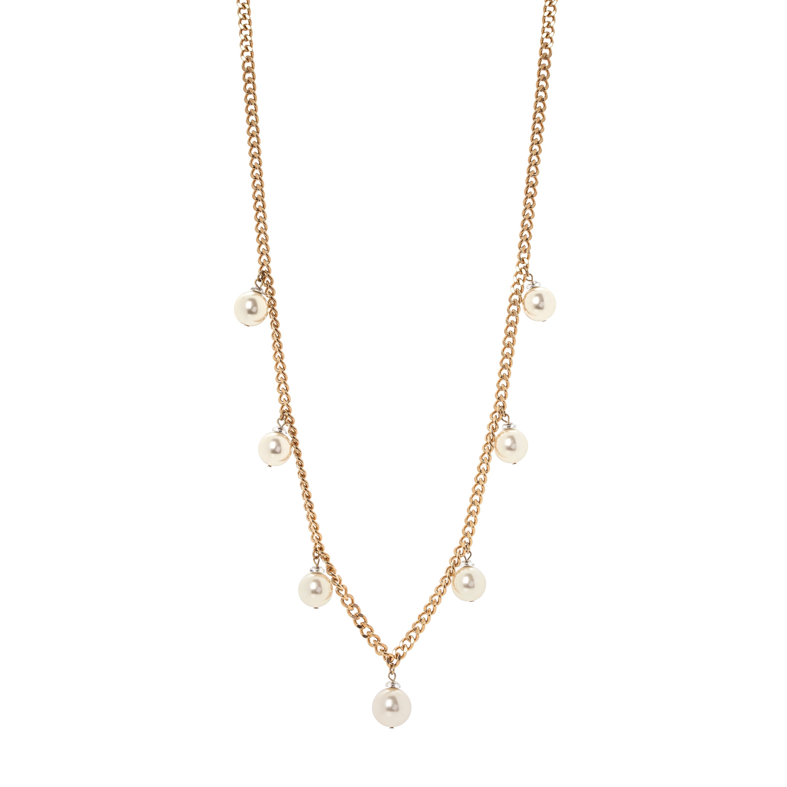 Collana lunga con perle pendenti Kelly - Bianco - Sodini Bijoux