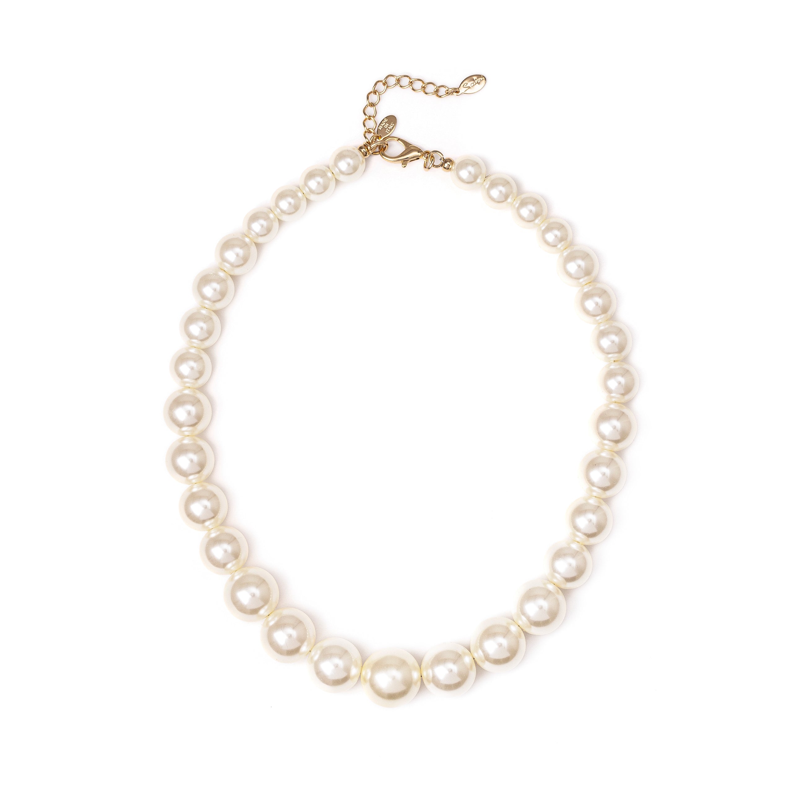 Collana di perle degradè Kelly - Bianco - Sodini Bijoux