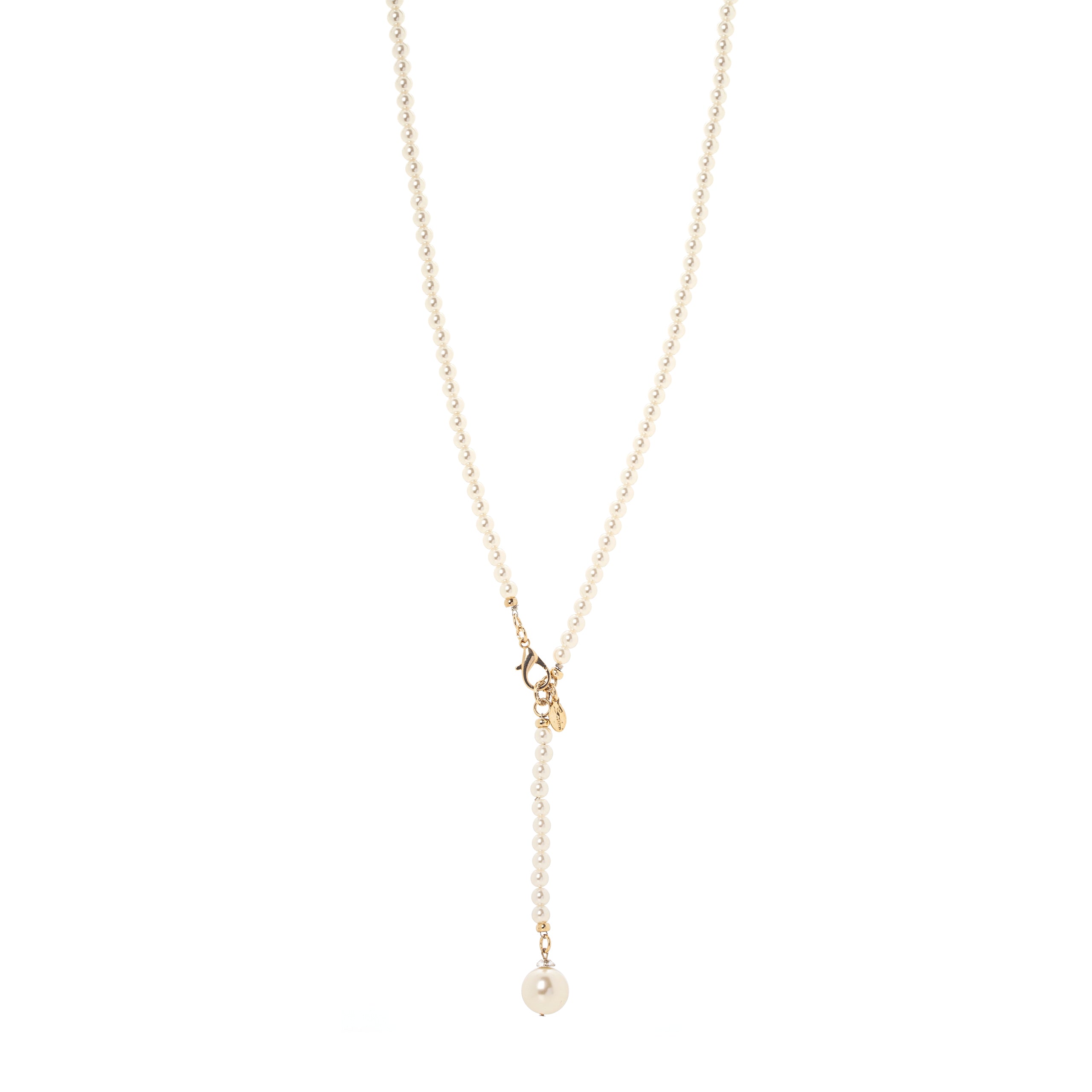 Collana di perle a Y Kelly - Bianco - Sodini Bijoux