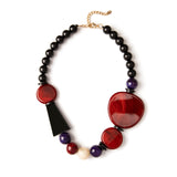 Collana corta boule e placchette Zen - Multicolor - Sodini Bijoux