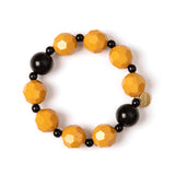 Bracciale elastico easy Zen - Giallo senape - Sodini Bijoux