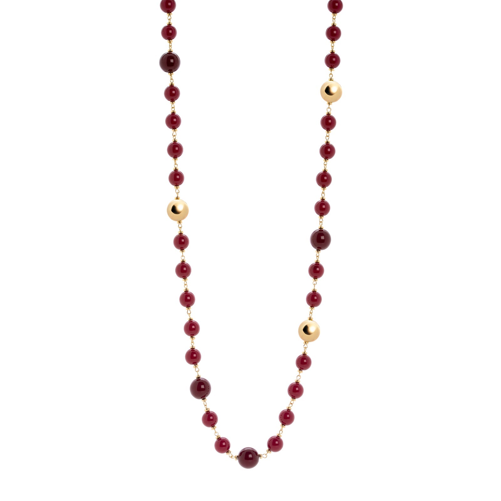 Long necklace Tribeca - Rosso - Sodini Bijoux