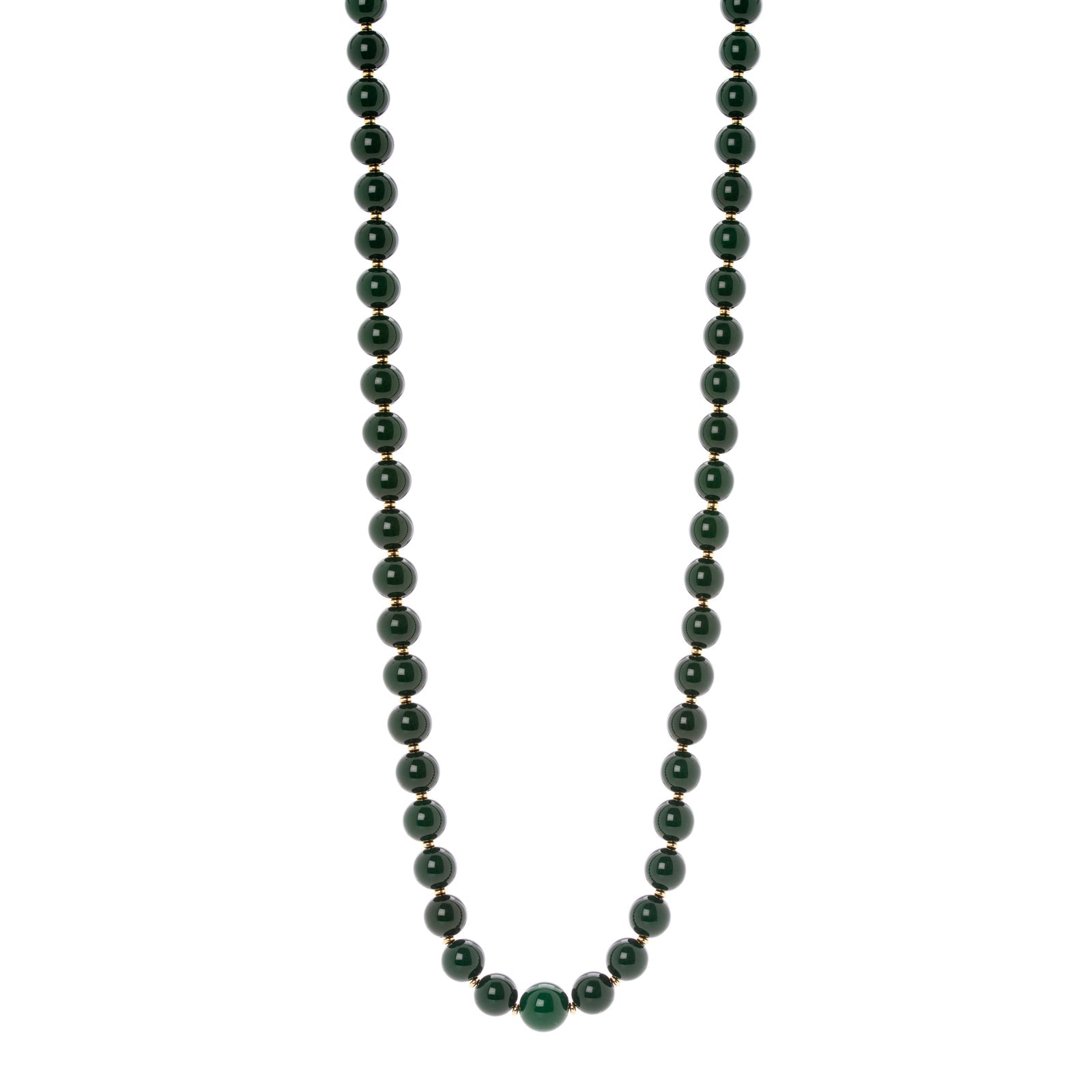 Necklace with boules Tribeca - Verde - Sodini Bijoux