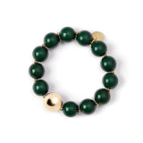 Bracciale elastico Tribeca - Verde - Sodini Bijoux