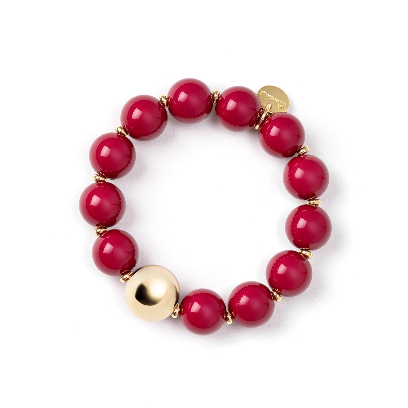 Elastic bracelet Tribeca - Rosso - Sodini Bijoux