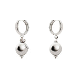 Earrings little hoop and boule Tribeca - Argento - Sodini Bijoux