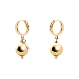 Earrings little hoop and boule Tribeca - Oro - Sodini Bijoux