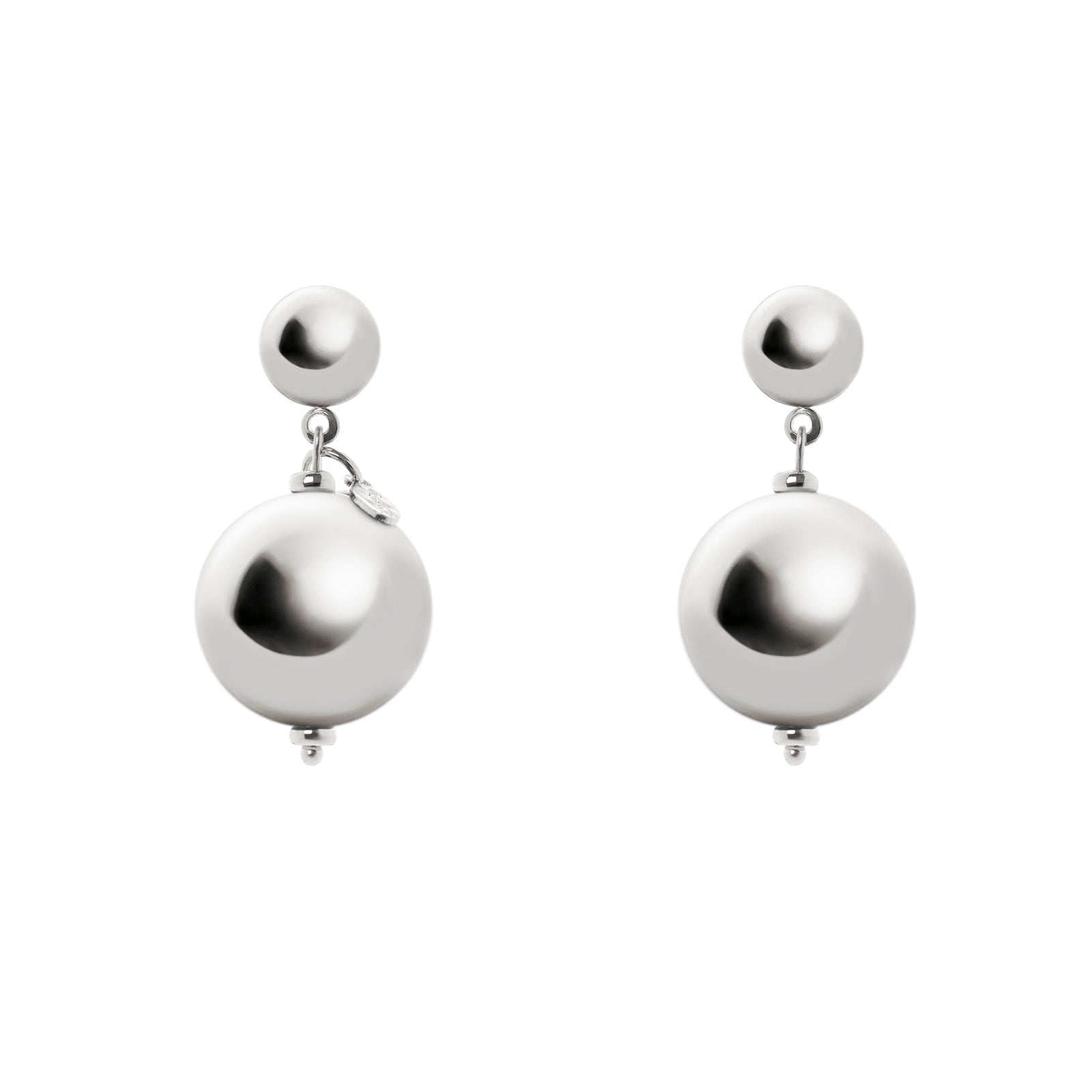 Earrings little sphere and boule Tribeca - Argento - Sodini Bijoux