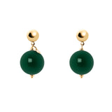 Earrings little sphere and boule Tribeca - Verde - Sodini Bijoux