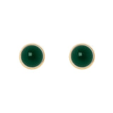 Orecchini a bottone Tribeca - Verde - Sodini Bijoux