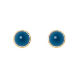 Stud earrings Tribeca - Blu - Sodini Bijoux