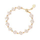 Bracelet with little triangles Eva - Gold - Sodini Bijoux