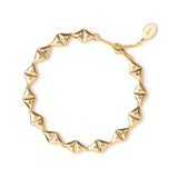 Bracciale di triangolini aurei Eva - Oro - Sodini Bijoux