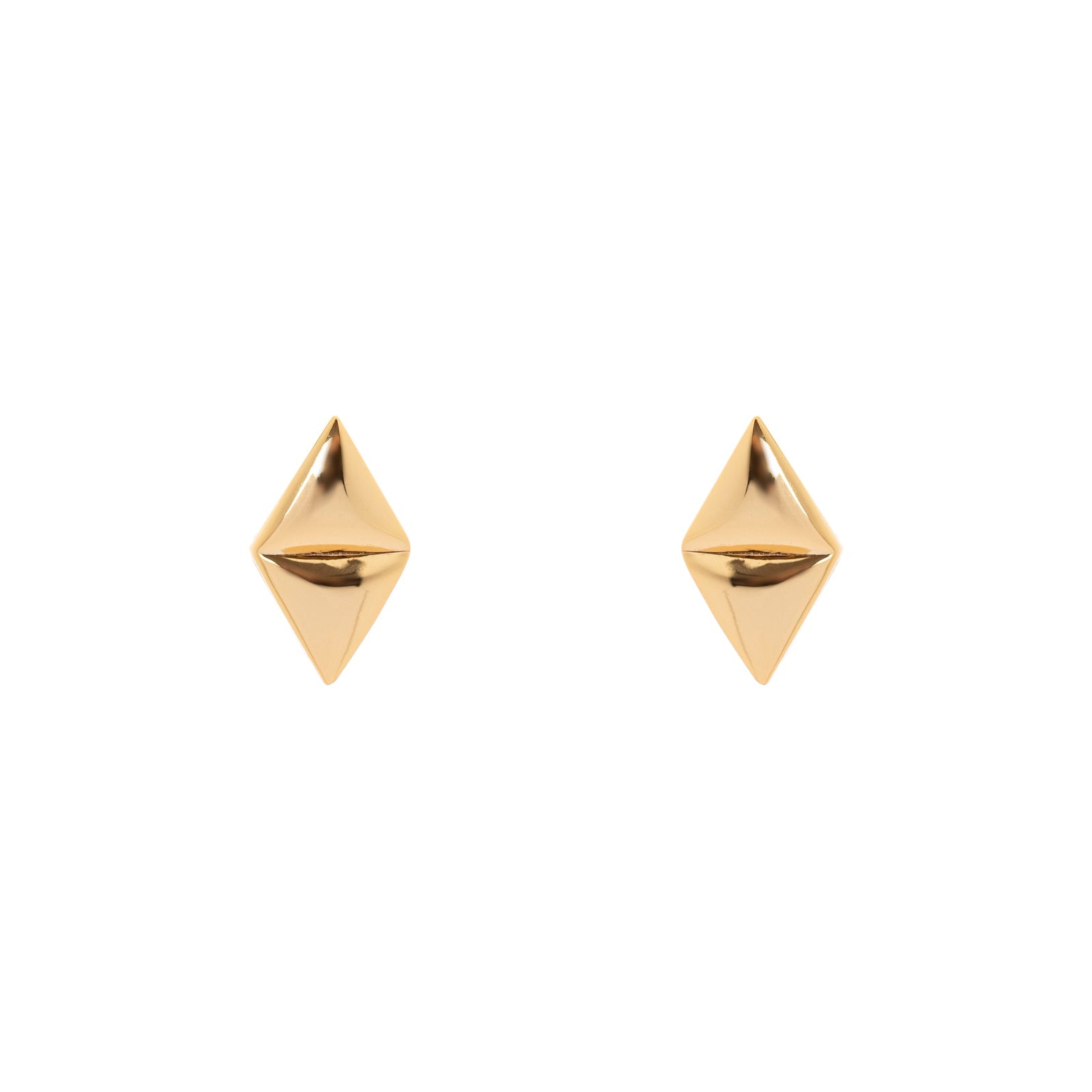 Aureus rhombus earrings Eva - Gold - Sodini Bijoux