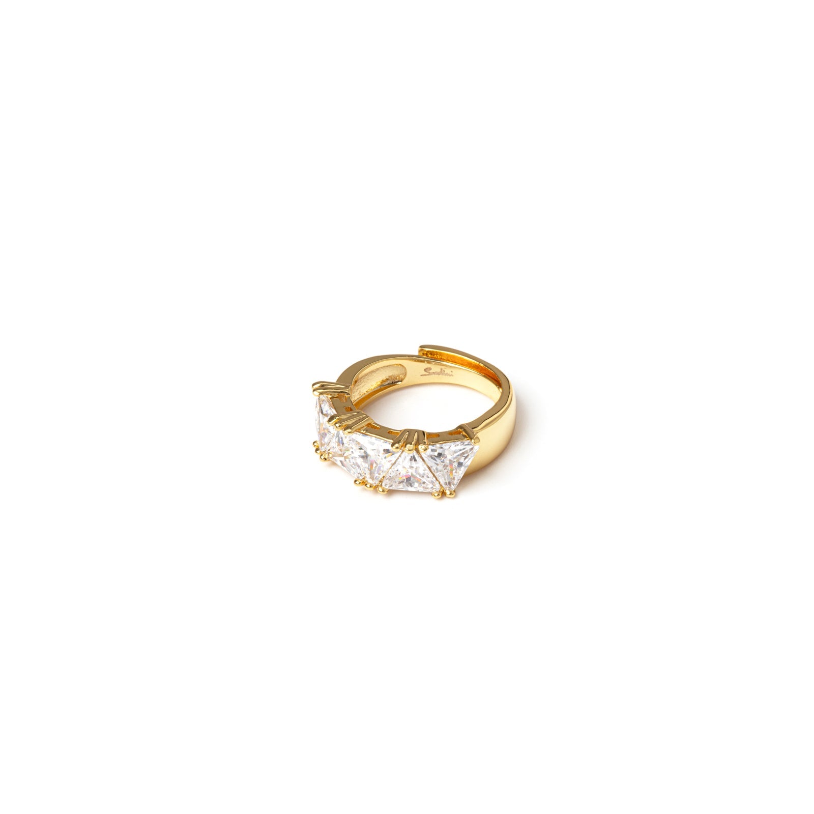 Anello con zirconi Eva - Oro - Sodini Bijoux