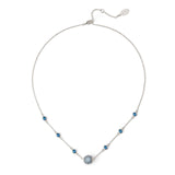 Choker with buttons and little sphere Praline - Blu - Sodini Bijoux