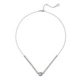 Choker with boules and little sphere Praline - Blu - Sodini Bijoux