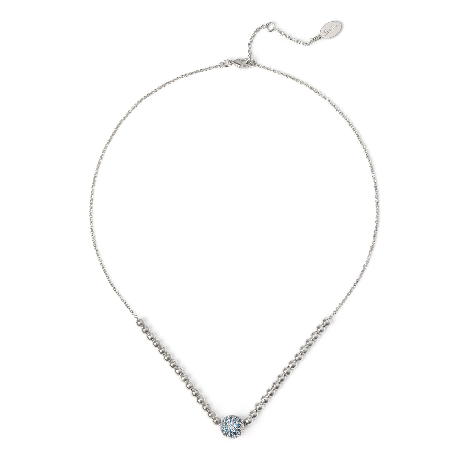 Girocollo boule e sferetta Praline - Blu - Sodini Bijoux