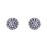 Little sphere earrings Praline - Blu - Sodini Bijoux