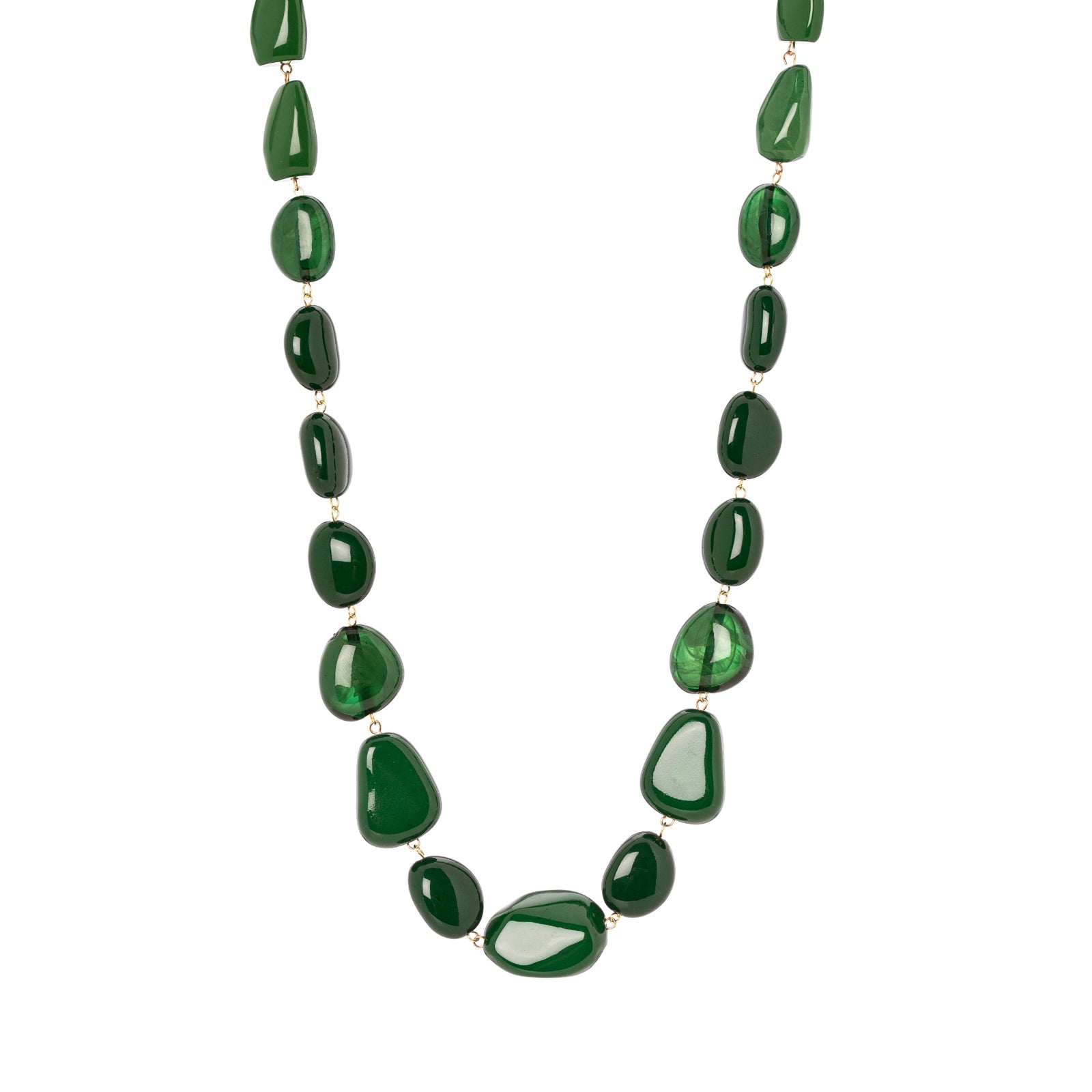 Collana di ciottoli Corinne - Verde - Sodini Bijoux